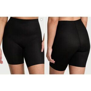 Victoria's Secret Sheer Smoothing High Waist Short Women Size Large NWT Black